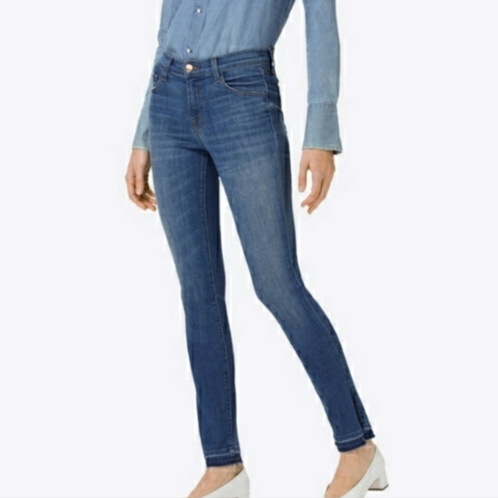 J Brand split hem jeans
